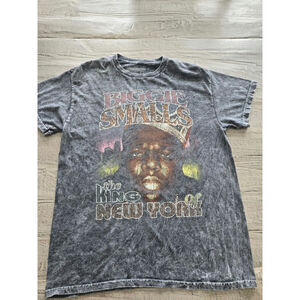 Notorious B.I.G. Biggie Smalls King of New York Graphic T Shirt Medium
